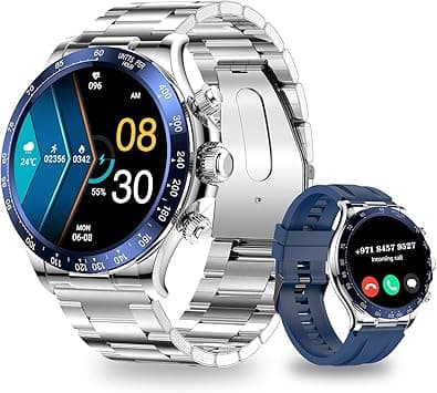 Bostbo Smart Watch,Smart Watches For Men,1.39 TFT Display,Ip67 Waterproof,Bluetooth calling,All-Round Fitness Management, 110+ Workout Mode, 20 Days Battery Life,Compatible with iOS & Android. - Amazon.ae Price Tracker