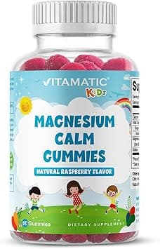 Kids, Magnesium Calm Gummies, Natural Raspberry, 60 Gummies, Vitamatic - Amazon.ae Price Tracker