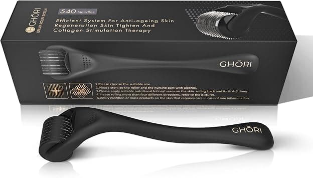Derma Roller 1.50 MM | With 540 Titanium Microneedles | Premium Microneedle for Men & Women | Scalp, Face, & Body Roller | Hair Regrowth Treatment | Safe & Effective to Use - Amazon.ae Price Tracker