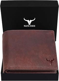 NAPA HIDE Men Leather wallet for Men Travel Accessory- Bi-Fold Wallet - Amazon.ae Price Tracker