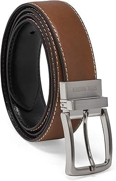 Steve Madden mens Dress Casual Every Day Leather Belt Belt - Amazon.ae Price Tracker