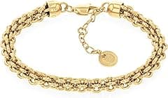 Tommy Hilfiger Intertwined Circles Chain Womens Stainless Steel Bracelet - Amazon.ae Price Tracker