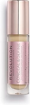 Makeup Revolution Conceal and Define Foundation, Full Coverage & Matte Finish, F11 for Medium/Dark Skin Tones, Vegan & Cruelty-Free, 0.7 Fl Oz - Amazon.ae Price Tracker