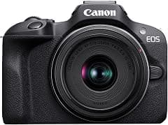 Canon EOS R100 RF-S18-45mm F4.5-6.3 is STM & RF-S55-210mm F5-7.1 is STM Lens Kit, Mirrorless Camera, RF Mount, 24.1 MP, Continuous Shooting, Full HD Video, 4K, Lightweight, Wi-Fi, Content Creation - Amazon.ae Price Tracker