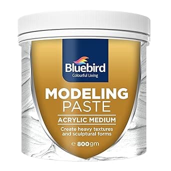 Bluebird Modeling Paste 800GM / 28.2oz - High Density, Acrylic Medium - For Texture and Thickness, Dimension Additive - Amazon.ae Price Tracker