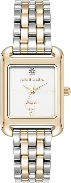 Anne Klein Women's Genuine Diamond Dial Bracelet Watch - Amazon.ae Price Tracker