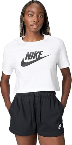 Nike Women's Nsw Essential Icon Futura Crop T-Shirt (pack of 1) - Amazon.ae Price Tracker