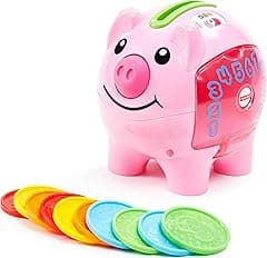 Fisher-Price Baby & Toddler Toy Laugh & Learn Smart Stages Piggy Bank with Educational Songs & Phrases for Infants Ages 6+ Months (Amazon Exclusive) - Amazon.ae Price Tracker
