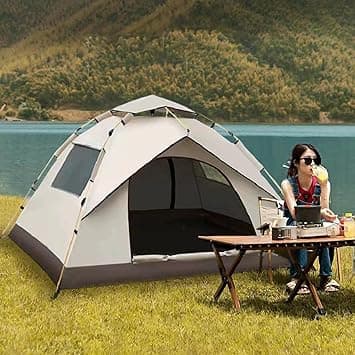 Quicksand Gold Tent Quicksand Gold 2-4 Person Camping Tent with Carrying Bag - Lightweight for Backpacking, Hiking, Beach Use, Festivals, Backyard, Sleepovers - Weatherproof - Amazon.ae Price Tracker