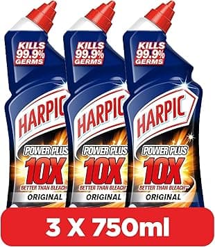 Harpic Original Power Plus Toilet Cleaner, 750ml x 3 - Amazon.ae Price Tracker