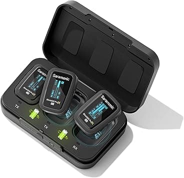 Saramonic Blink500 ProX B2 Wireless Lavalier Microphone,Wireless Microphone for Camera/iPhone with OLED Screen & Stereo for DSLR,/Camcorder/Smartphone - Amazon.ae Price Tracker