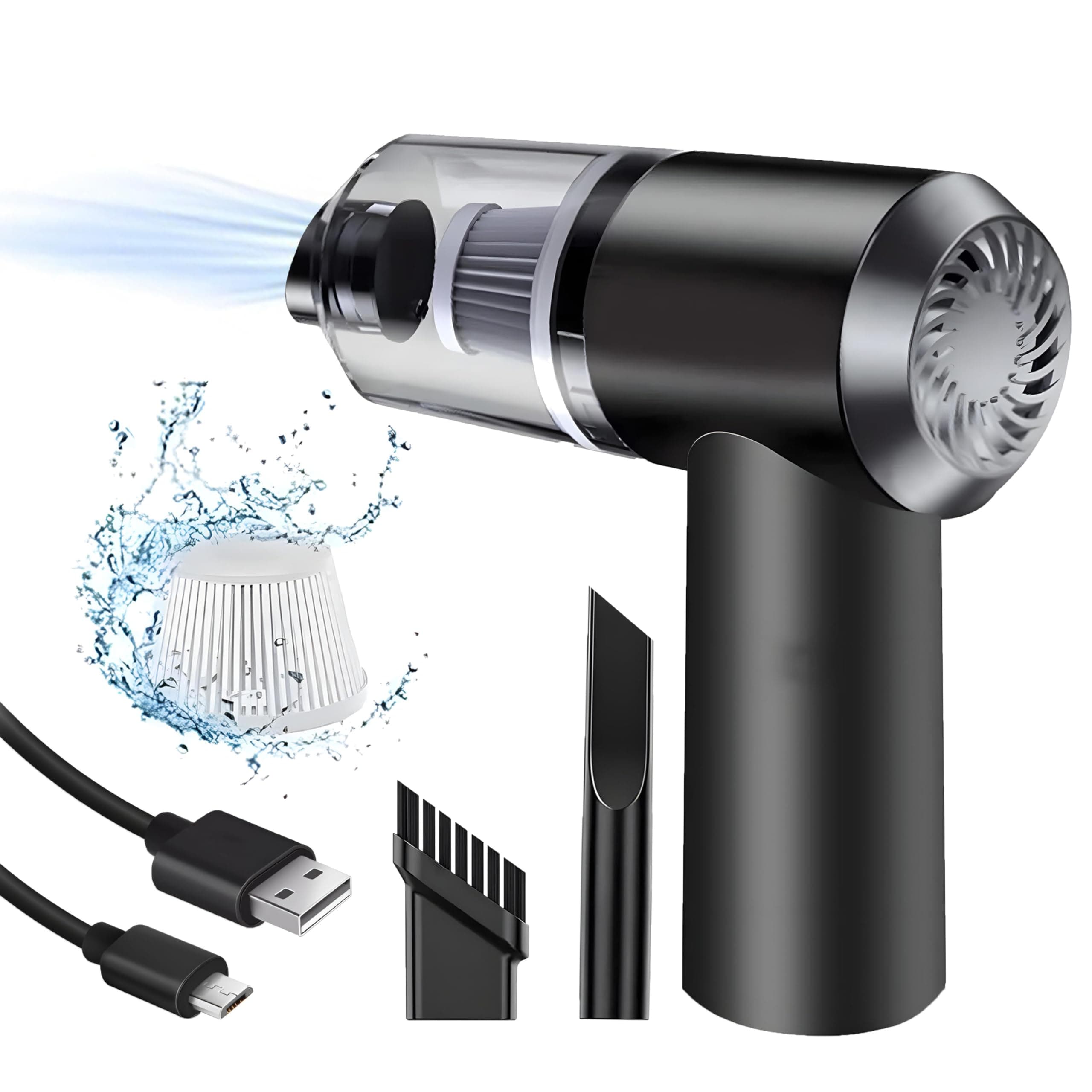 TRIVEX Mini Handheld Vacuum Cleaner, 9000Pa Rechargeable Cleaner, Portable & Lightweight Cleaner, Washable HEPA Filter, High Power Electric HandHeld Vacuum Cleaner for Car/Home/Office/Kitchen - Amazon.ae Price Tracker