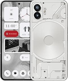 Nothing Phone (2) 12+256, Glyph Interface, Nothing OS 2.0, 50MP dual camera, 6.7” LTPO AMOLED screen, 4700 mAh battery, waterproof, 5G Android smartphone, White, Middle East Version - Amazon.ae Price Tracker