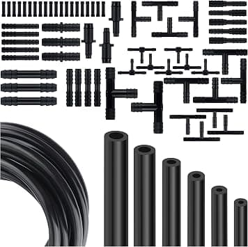 OFBAND Multipurpose Vacuum Line Kit,6PCS 5Ft Vacuum Hose Automotive+64PCS Vacuum Line Connectors,Max 130PSI Silicone Hose for Variety Car Piping System Automotive Replacement Vacuum Hoses (70PCS) - Amazon.ae Price Tracker