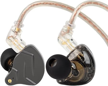KZ ZSN Pro Gaming Earbuds, HiFi in-Ear Monitor Earbuds Stereo Sound IEM Earphones Noise Cancelling in Ear Headphones with 2pins Detachable Cable for Phone Android MP3 MP4 Music Player (Gray with Mic) - Amazon.ae Price Tracker