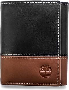 Timberland Men's Leather Trifold Wallet with Id Window Tri-Fold - Amazon.ae Price Tracker
