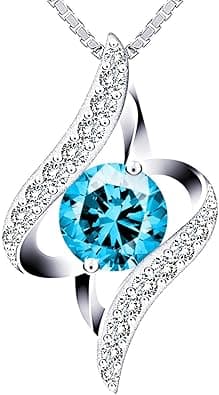 J.Rosée Fashion 925 Sterling Silver Necklace The Eye Of The Lover For Women Gift Jewelry Jr681 - Amazon.ae Price Tracker