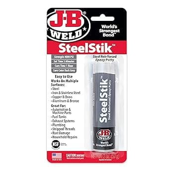 J-B Weld 8267 Steelstik Steel Reinforced Epoxy Putty Stick - 2 Oz. - Amazon.ae Price Tracker