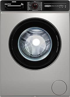 Hoover 7Kg Front Load Washing Machine, Fully Automatic, 1000 RPM, 15 Programs,Foam Protection, Child Safety Lock, Eco-Logic System, Silver, Made in Turkey, 1 Year Warranty, HWM-V710-S - Amazon.ae Price Tracker