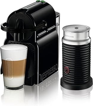Nespresso Inissia and Aeroccino Bundle Coffee Machine - Automatic Brewing System, Black Finish, UAE Version - Amazon.ae Price Tracker