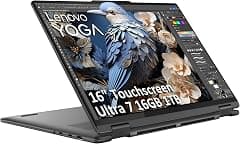 Lenovo Yoga 7i, 16" 2-in-1 Laptop, Intel Ultra 7 155U, 16GB DDR5, 1TB SSD | FHD+ Touchscreen, Business AI PC, 2x Thunderbolt 4, Long Battery Life, Numeric Keypad, Backlit, FP, IR Webcam, Win 11 Home - Amazon.ae Price Tracker