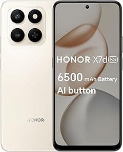 HONOR X7d 5G Smartphone, 8GB RAM 256GB ROM, Dual SIM, 6500mAh Battery, 108MP Camera, 6.77" 120Hz Display, Desert Gold – Middle East Version - Amazon.ae Price Tracker