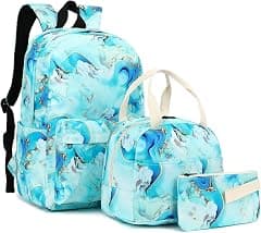 Girls School Backpacks for Kids Teens, 3-in-1 School Bag Bookbags Set with Lunch Bag Pencil Case - Amazon.ae Price Tracker