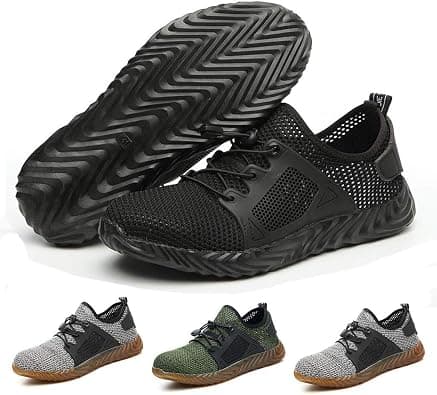 Steel Toe Work Shoes for Men Work Steel Toe Shoes Industrial Steel Toe Shoes for Women and Men Camo Steel-Toe Safety Sport Shoes Lightweight Industrial Construction Shoe - Amazon.ae Price Tracker