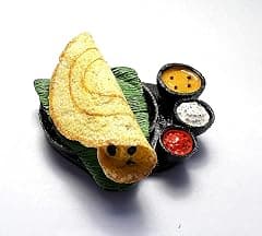Dosa South Indian Food Fridge Magnet Miniature Food 3D Fridge Magnet Best Souvenir Gift 100% Made in India Po_1 - Amazon.ae Price Tracker