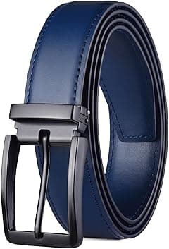 Men's Dress Belt Black Leather Belts for Jeans - Amazon.ae Price Tracker
