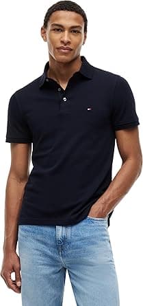 Tommy Hilfiger Mens 1985 Slim Polo Shirt (pack of 1) - Amazon.ae Price Tracker