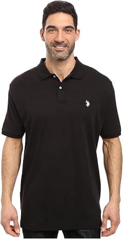 U.S. POLO ASSN. mens Solid Cotton Pique Polo With Small Pony Solid Cotton Pique Polo With Small Pony - Amazon.ae Price Tracker