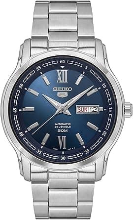 Seiko Stainless Steel Analog Blue Dial Men's Watch-Snkp17K1 - Amazon.ae Price Tracker