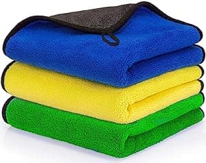 Showay Car Drying Towel, Assorted Color, 30 X 40 cm, BJ-1670, Pack of 3 - Amazon.ae Price Tracker