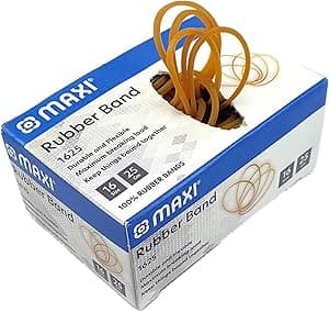 Maxi Rubber Band 25gm Size 16,Stretchable For School Home Office Stationary Organizing Money Supplies Elastic Document Arts Craftsplastic Bags Diy Toy, Yellow, 1625 - Amazon.ae Price Tracker