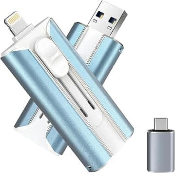 MFI Certified 512GB Flash Drive for iPhone&iPad&Android&Pc, Photo Stick USB Stick Memory Stick Photo/Video Storage Jump Drive Pendrive Photo Saver External Flash Drive (Available Space: ~484gb),Blue - Amazon.ae Price Tracker