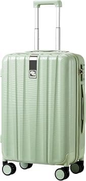 Hanke 20 Inch Carry On Luggage 22x14x9 Airline Approved Lightweight PC Hard Shell Suitcases with Wheels Travel Rolling Suitcase Luggage Bag for Weekender(Bamboo Green) - Amazon.ae Price Tracker
