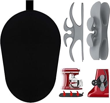 Sliding Mat for Kitchenaid Mixer with 2 Grey Kitchen Accessories, Mover Slider Mat Pad for 5-8 Qt Bowl-Lift Stand Mixer, Kitchen Appliance Slider Mat Compatible with Professional 600 Stand Mixer - Amazon.ae Price Tracker