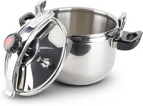 Pressure Canner, 304 Stainless Steel Pressure Soup Cooker, Uniform Heating for Home Kitchen (36 * 34 * 30cm, 22L) - Amazon.ae Price Tracker