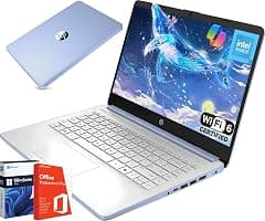HP 2025 New Student Business Laptop, Intel N150 CPU(Beats N4120), 14 Inch LED, 16GB RAM, 384GB Storage(128GB UFS+256GB MSD), Wi-Fi 6, Copilot AI, Office Pro Lifetime, Windows 11 Pro, Sky Blue, w/Mouse - Amazon.ae Price Tracker