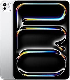 Apple iPad Pro 11-inch (M4): Ultra Retina XDR display, 256GB, Landscape 12MP Front Camera/12MP Back Camera, Wi-Fi 6E + 5G Cellular with eSIM, All-Day Battery Life, Standard glass - Silver - Amazon.ae Price Tracker