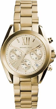 Michael Kors Bradshaw Women's Watch, Stainless Steel Chronograph Watch for Women with Steel or Leather Band - Amazon.ae Price Tracker