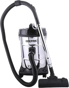 Geepas 2300W 2-In-1 Blow And Dry Vacuum Cleaner – Powerful Copper Motor, 23L Stainless Steel Tank – Dust Full Indicator - 2-Year Warranty"Min 1 year manufacturer warranty" - Amazon.ae Price Tracker