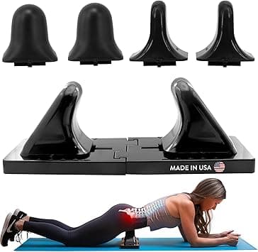 Thrival Deep Tissue Pro - Fully Adjustable Psoas Muscle Release Tool for Hip Flexor, Back, Glute, Iliacus, and Neck Pain - Trigger Point and Myofascial Release Tool – Carbon Black - Amazon.ae Price Tracker