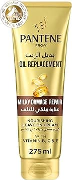 Pantene Pro-V Milky Damage Repair Oil Replacement Leave-On Cream, 275ml - Amazon.ae Price Tracker
