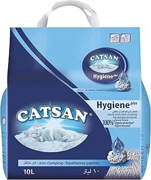 Catsan Litter, Hygiene Plus, Cat Litter 10L Lightweight Litter, Low Dust, Triple Odor Protection, Non Clumping Cat Litter - Amazon.ae Price Tracker