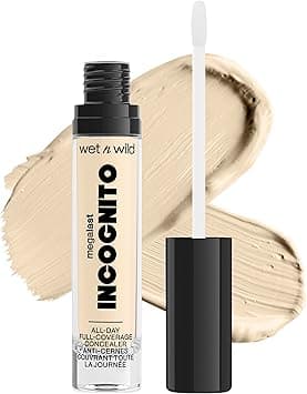 wet n wild, Megalast Incognito Full-Coverage Concealer, Seamless and Richly Pigmented, Buidable Medium-to-Full Coverage, Matte Finish, Nourishing and Hydrating Formula, with Shea Butter, Fair - Amazon.ae Price Tracker