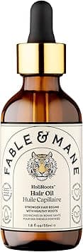 Fable & Mane and HoliRoots Indian Hair Growth Oil. Strengthening Scalp Treatment, Hair Oil for Dry Damaged Hair and Growth, Dry Scalp Oil Treatment for Hair - Genuine and Hair Oil. 1.8FL oz - Amazon.ae Price Tracker