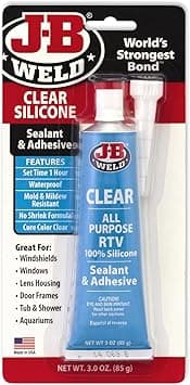 J-B Weld 31310 All-Purpose RTV Silicone Sealant and Adhesive - 3 oz. - Clear - Amazon.ae Price Tracker