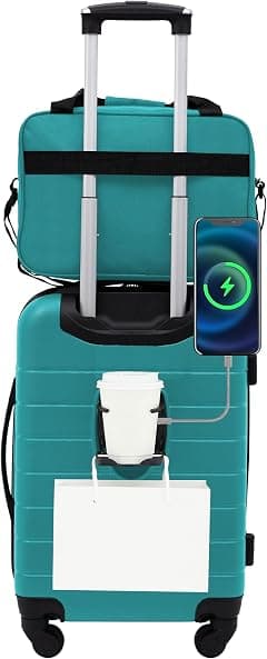Wrangler Smart Luggage Set with Cup Holder and USB Port - Amazon.ae Price Tracker